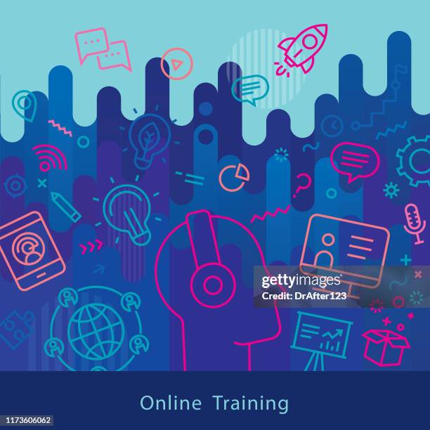 Computer Training Abstract Image Online Training Abstract Photos and Premium High Res Pictures - Getty ...