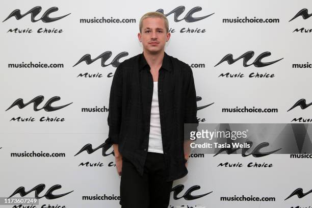 Charlie Puth Visits Music Choice at Music Choice on September 10, 2019 in New York City.