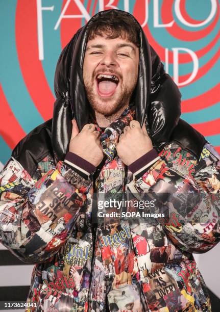Tom Grennan attends the Naked Heart Foundation's Fabulous Fund Fair at the Brewer Street Car Park in London.