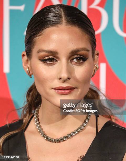 Olivia Palermo attends the Naked Heart Foundation's Fabulous Fund Fair at the Brewer Street Car Park in London.
