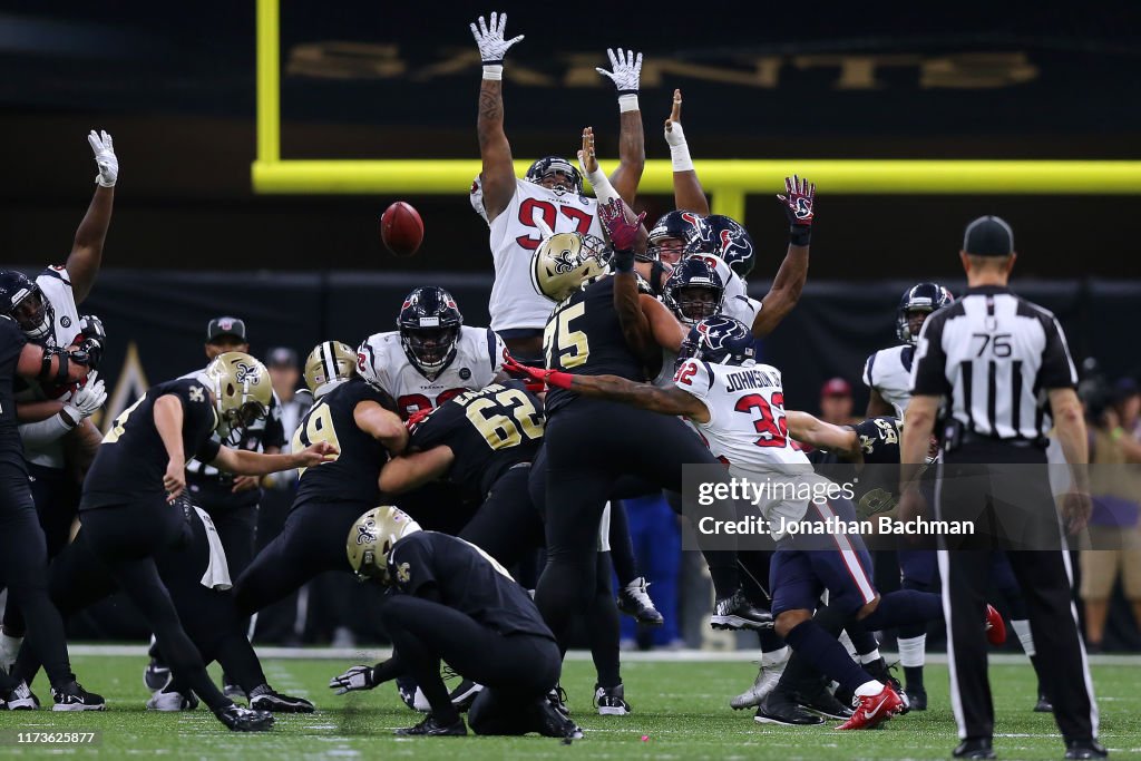 Houston Texans v New Orleans Saints