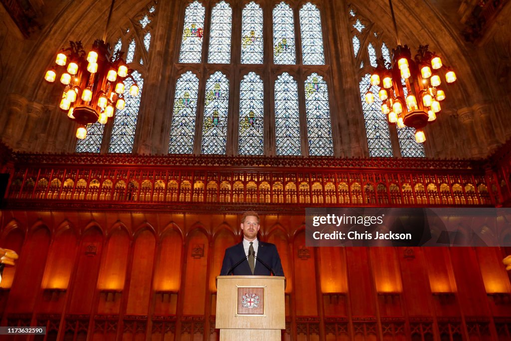 The Duke Of Sussex Attends Anniversary Of The Invictus Games Reception