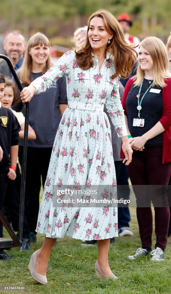 The Duchess Of Cambridge Attends "Back to Nature" Festival