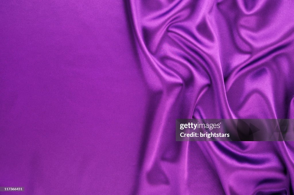 Wavy purple satin