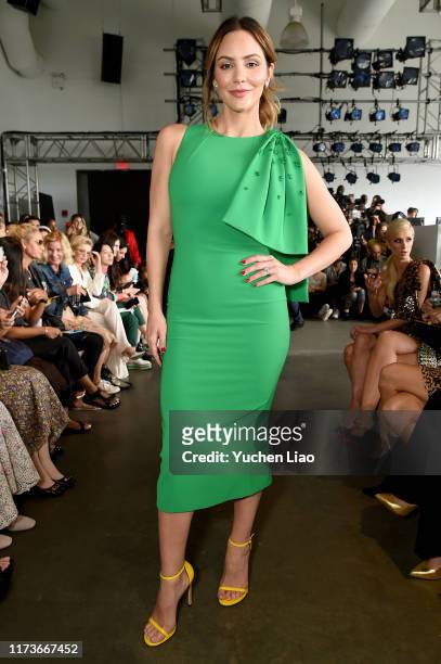 Katharine McPhee attends the front row for Pamella Roland during New York Fashion Week: The Shows on September 10, 2019 in New York City.