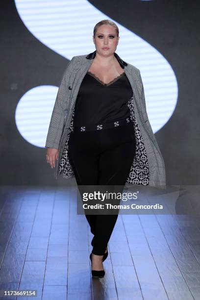 Hayley Hasselhoff walks the runway during S by Serena Williams Runway Show Sponsored By Klarna USA on September 10, 2019 in New York City.