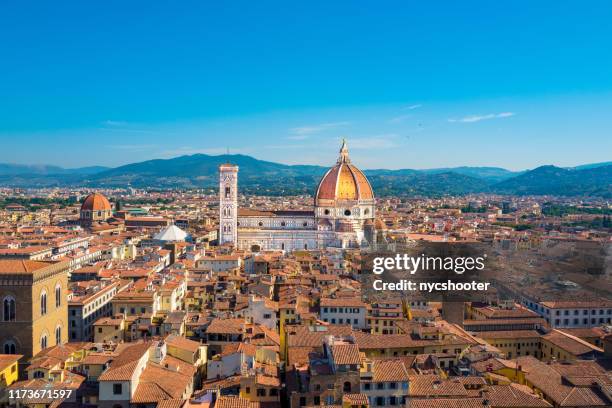 duomo of santa maria del fiore. florence,italy - campanile florence stock pictures, royalty-free photos & images