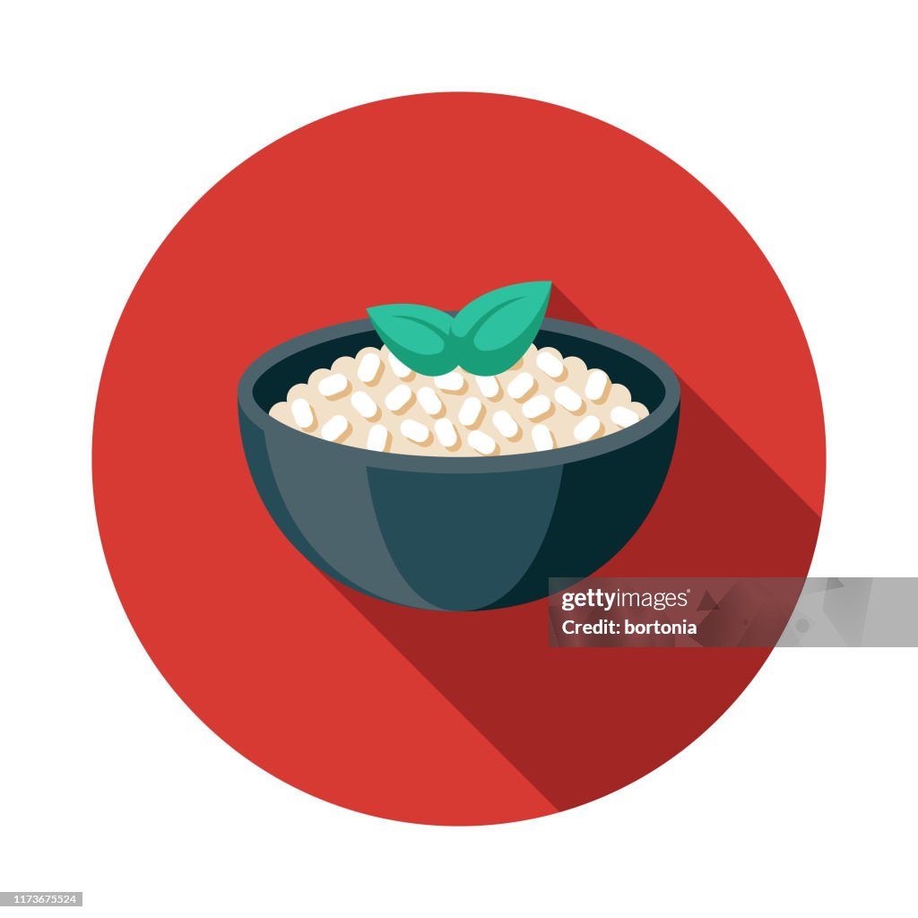 Risotto Italian Food Icon