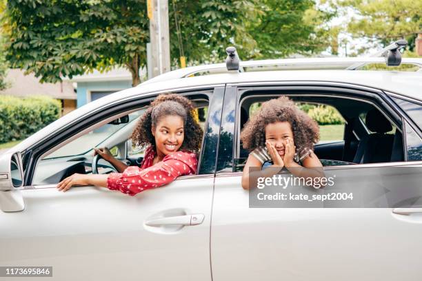 mom and daughter on the road thrip - daughter driving stock pictures, royalty-free photos & images