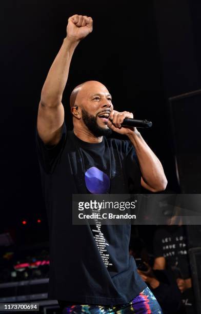 Common performs on stage at the O2 Shepherd's Bush Empire on September 10, 2019 in London, England.