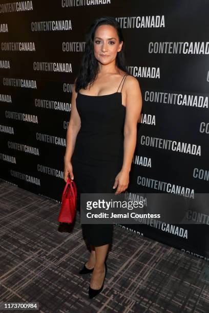 Archie Panjabi attends the Content Canada Dinner at Four Seasons Hotel on September 10, 2019 in Toronto, Canada.
