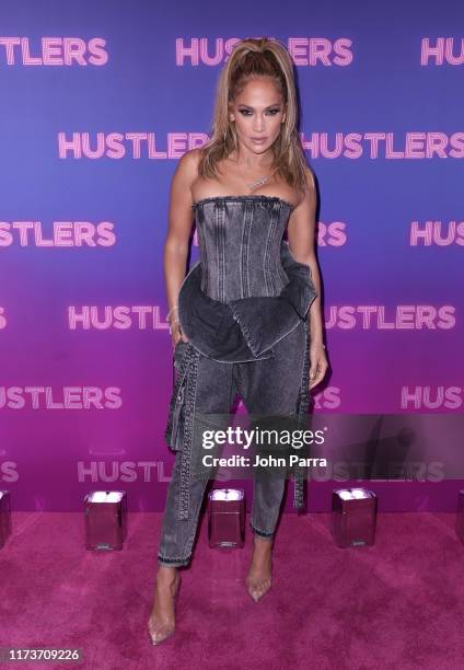 Jennifer Lopez attends Alexander Wang & STXfilms’ New York Special Screening of “Hustlers” on September 10, 2019 in New York City.