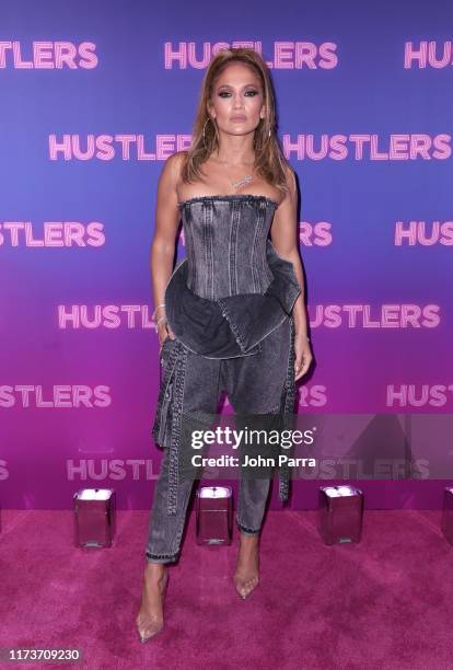 Jennifer Lopez attends Alexander Wang & STXfilms’ New York Special Screening of “Hustlers” on September 10, 2019 in New York City.