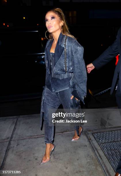 Jennifer Lopez attends a screening for her new movie 'Hustlers' on September 10, 2019 in New York City.