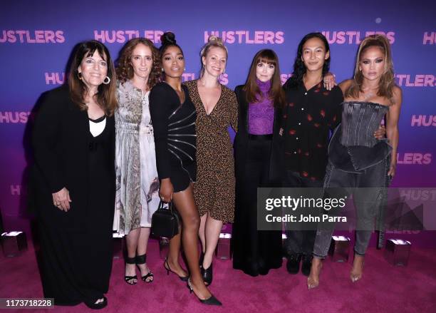 Elaine Goldsmith-Thomas, Jessica Elbaum, Keke Palmer, Director Lorene Scafaria, Alexander Wang and Jennifer Lopez at Alexander Wang & STXfilms’ New...