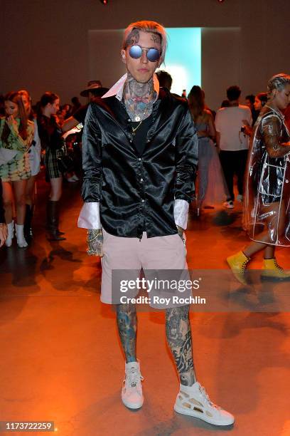 Chris Lavish attends the front row for Liu Yong x Rishikensh during New York Fashion Week: The Shows at Gallery I at Spring Studios on September 10,...