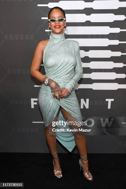 Rihanna attends Savage X Fenty Show Presented By Amazon Prime Video - Arrivals at Barclays Center on September 10, 2019 in Brooklyn, New York.