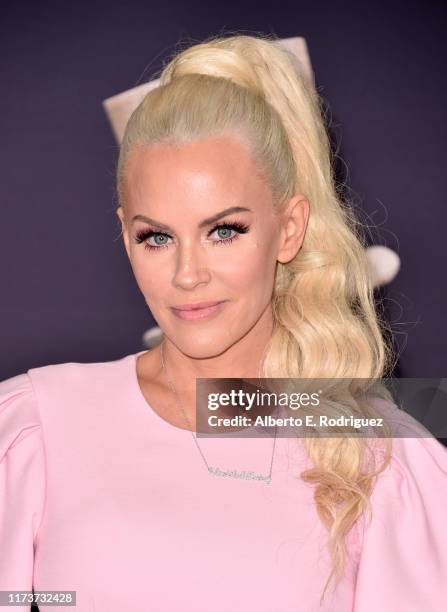 Jenny McCarthy attends the premiere of Fox's "The Masked Singer" Season 2 at The Bazaar at the SLS Hotel Beverly Hills on September 10, 2019 in Los...