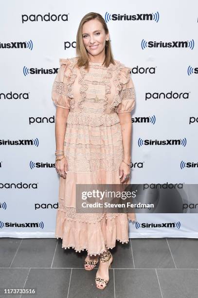 Toni Collette visits SiriusXM Studios on September 10, 2019 in New York City.