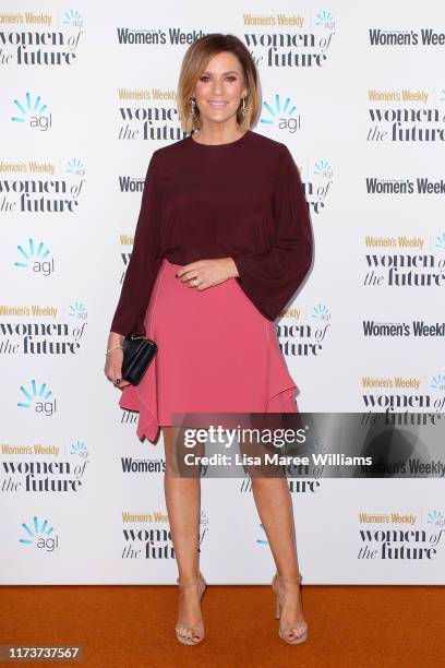 Kylie Gillies attends the Women of The Future Awards on September 11, 2019 in Sydney, Australia.