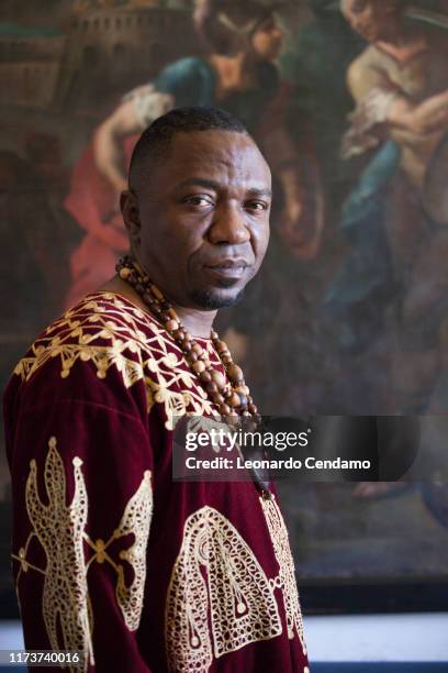 Patrice Nganang è uno scrittore, poeta e insegnante del Camerun. Mantova 5 settembre 2019.