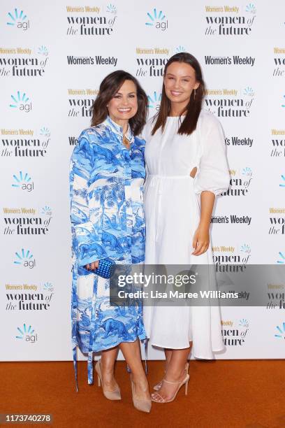 Lisa Wilkinson and daughter Billi FitzSimons attend the Women of The Future Awards on September 11, 2019 in Sydney, Australia.