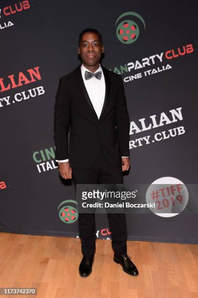 Jaze Bordeaux attends the Italian Party Club at TIFF 2019 at Artscape Daniels on September 10, 2019 in Toronto, Canada.