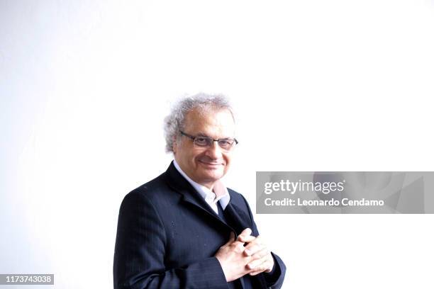 Amin Maalouf è un giornalista e scrittore libanese naturalizzato francese. Mantova 6 settembre 2019.