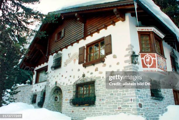 Villa of Maurizio Gucci in St. Moritz, 1997