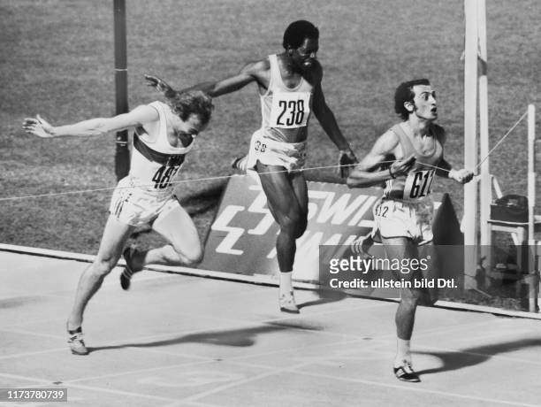 Rome 1974, finals 200m: 2 Ommer, Arame, Mennea wins
