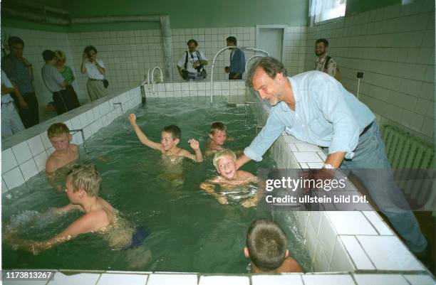 Children from Chernobyl in Switzerland, 1996