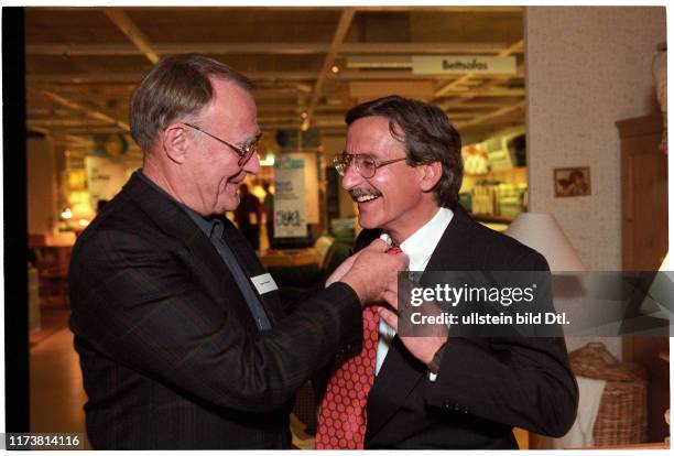 Ingvar Kamprad and René Häusler, 1996