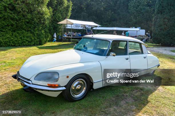 Citroën DS on display at the 2019 Concours d'Elegance at palace Soestdijk on August 25, 2019 in Baarn, Netherlands. This is the first time the...