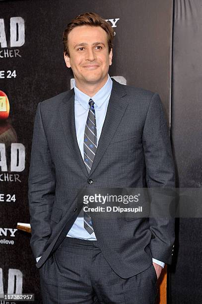 Jason Segel attends the New York premiere of "Bad Teacher" at the Ziegfeld Theatre on June 20, 2011 in New York City.