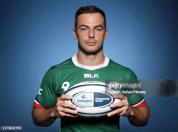 Stephen Myler of London Irish poses for a portrait during the Gallagher Premiership Rugby 2019-20 Season Launch at Twickenham Stadium on September...