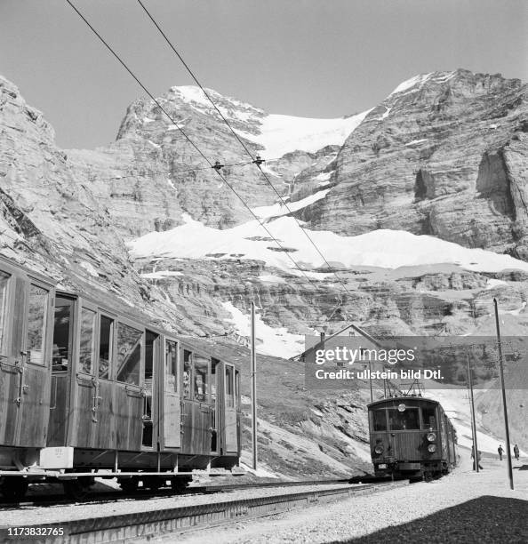 Jungfrau train, Eiger glacier