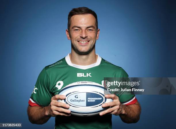 Stephen Myler of London Irish poses for a portrait during the Gallagher Premiership Rugby 2019-20 Season Launch at Twickenham Stadium on September...