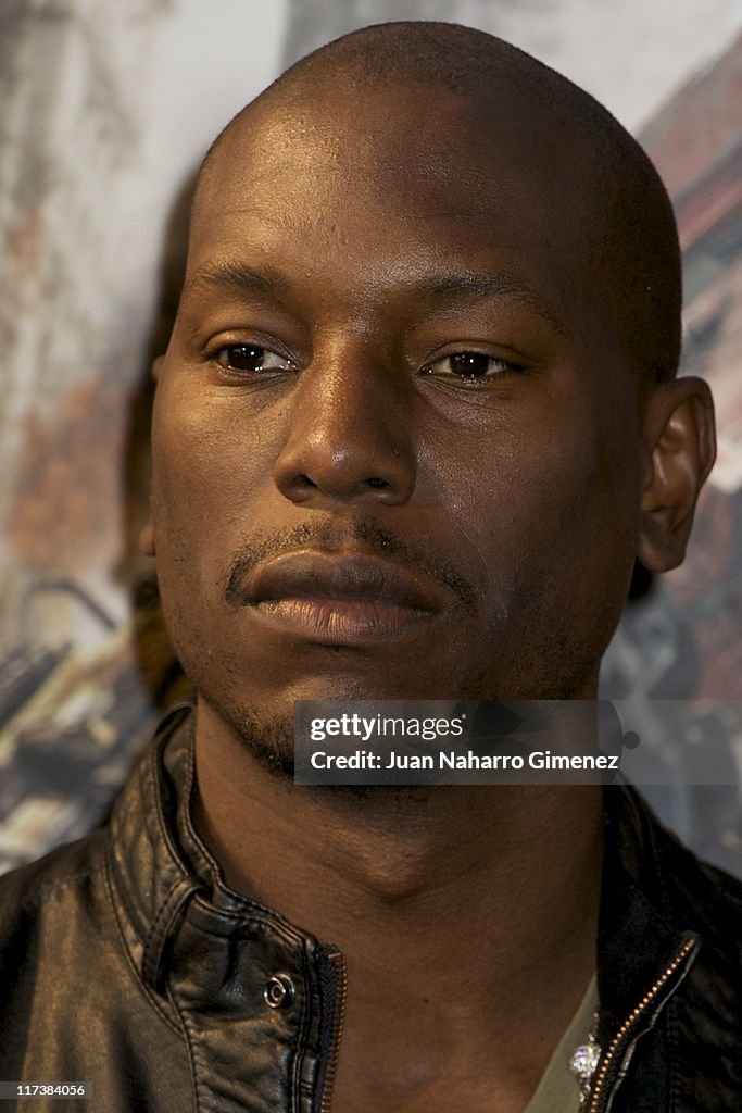 Tyrese Gibson Attends "Transformers: Dark Of The Moon" Premiere In Madrid