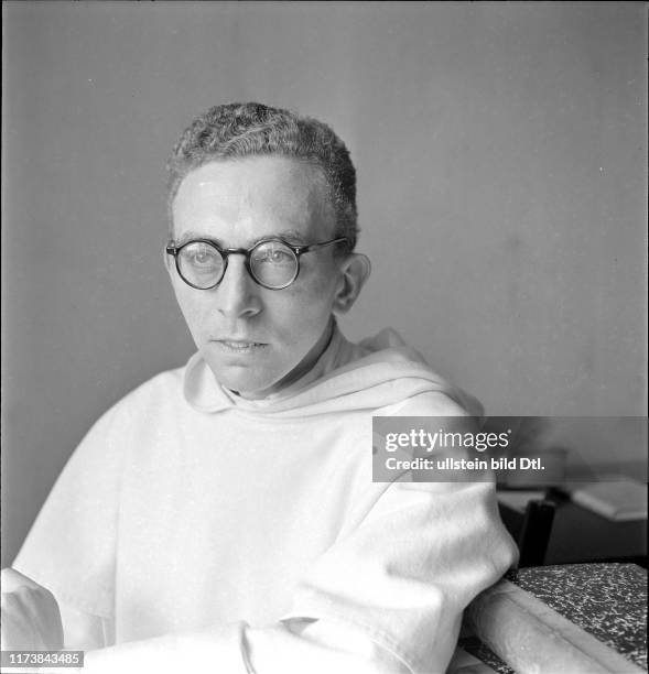 Father Marie Dominique Philippe d'Etiolles, theology professor, 1945