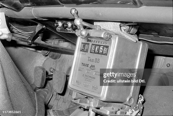Taxi with taxameter, Zurich 1964 News Photo - Getty Images