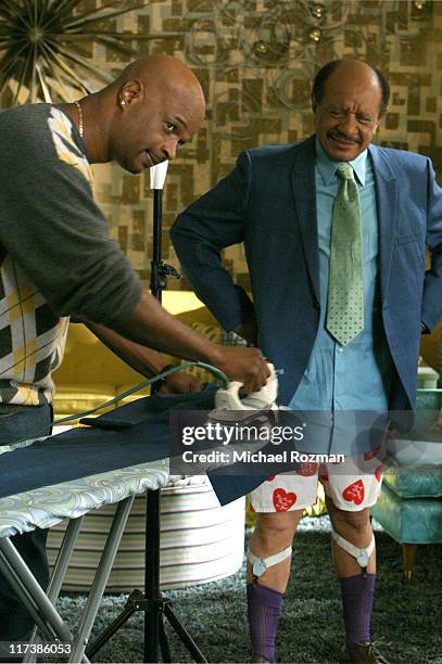 Damon Wayans from "My Wife and Kids" and Sherman Hemsley from "The Jeffersons" were on hand to participate in the taping of promos for the 2006 TV...