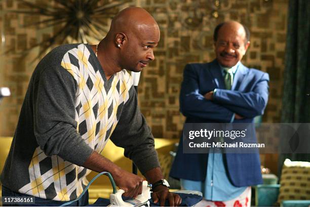 Damon Wayans from "My Wife and Kids" and Sherman Hemsley from "The Jeffersons" were on hand to participate in the taping of promos for the 2006 TV...