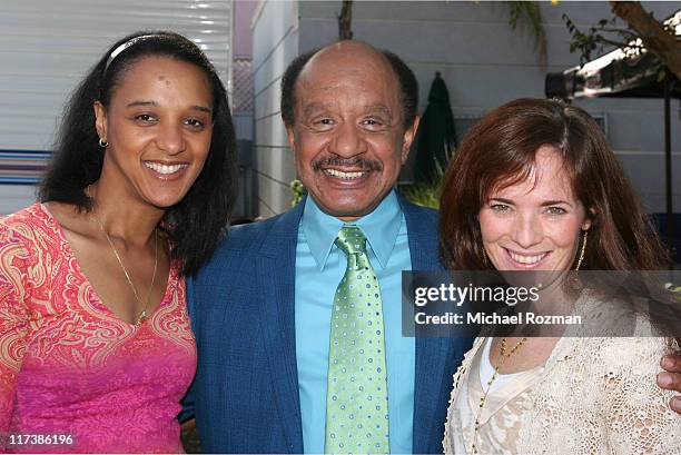 Damon Wayans from "My Wife and Kids" and Sherman Hemsley from "The Jeffersons" were on hand to participate in the taping of promos for the 2006 TV...