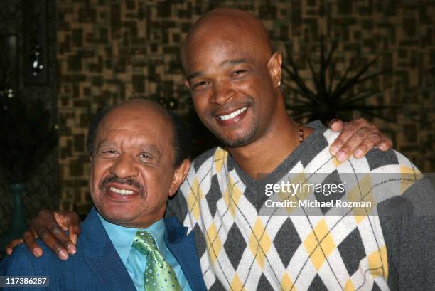 Damon Wayans from "My Wife and Kids" and Sherman Hemsley from "The Jeffersons" were on hand to participate in the taping of promos for the 2006 TV...