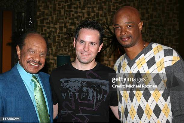 Damon Wayans from "My Wife and Kids" and Sherman Hemsley from "The Jeffersons" were on hand to participate in the taping of promos for the 2006 TV...