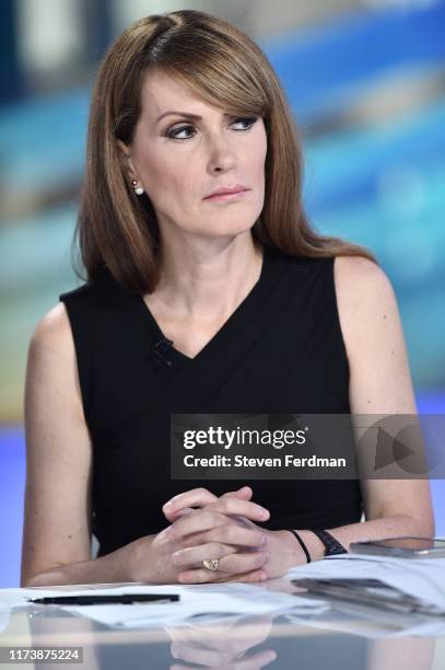 Dagen McDowell visits "Mornings With Maria" hosted by Maria Bartiromo at Fox Business Network Studios on September 11, 2019 in New York City.