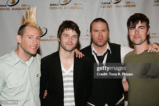 Audio Adrenalin during 38th Annual GMA DOVE Awards - Press Room at Grand Old Opry in Nashville, United States, United States.