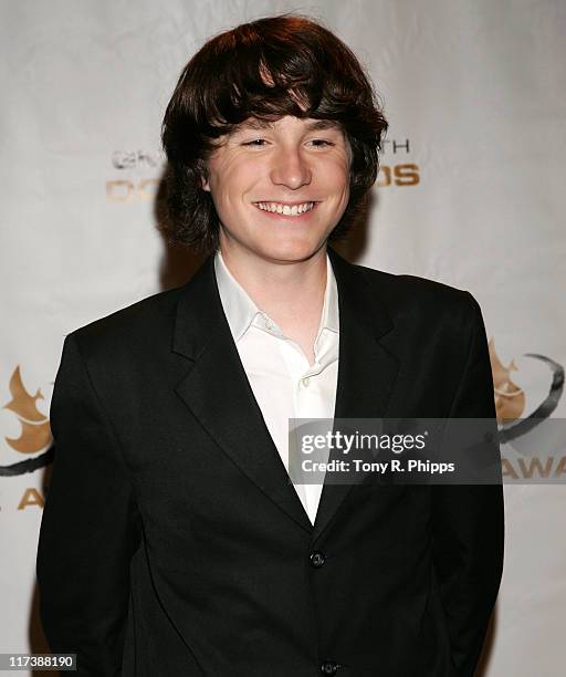 Zach Hunter during 38th Annual GMA DOVE Awards - Press Room at Grand Old Opry in Nashville, United States, United States.