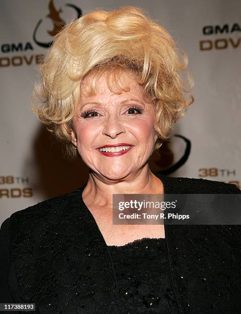 Brenda Lee during 38th Annual GMA DOVE Awards - Press Room at Grand Old Opry in Nashville, United States, United States.