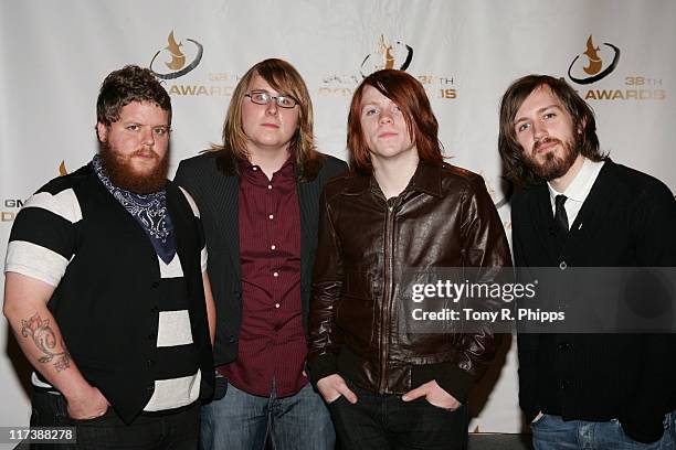 Leeland during 38th Annual GMA DOVE Awards - Press Room at Grand Old Opry in Nashville, United States, United States.